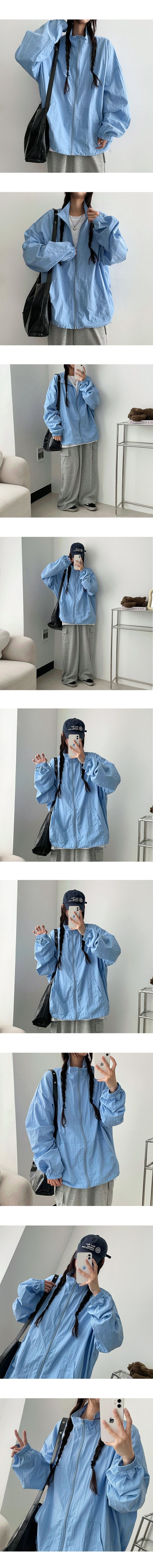 Shand Summer Basrak High-neck Windbreaker Jumper