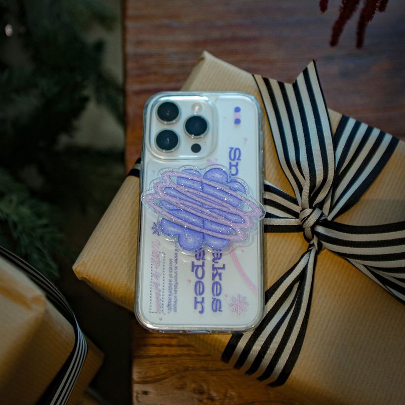 【MADE】(2type) Snow Pink Jelly hard Phone case