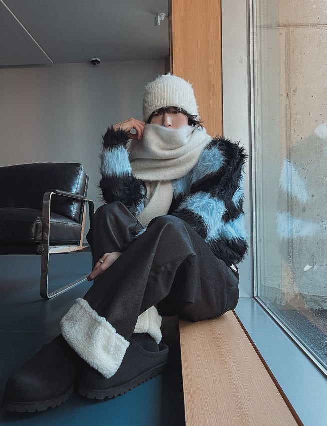 Haze Stripe Mohair Knit