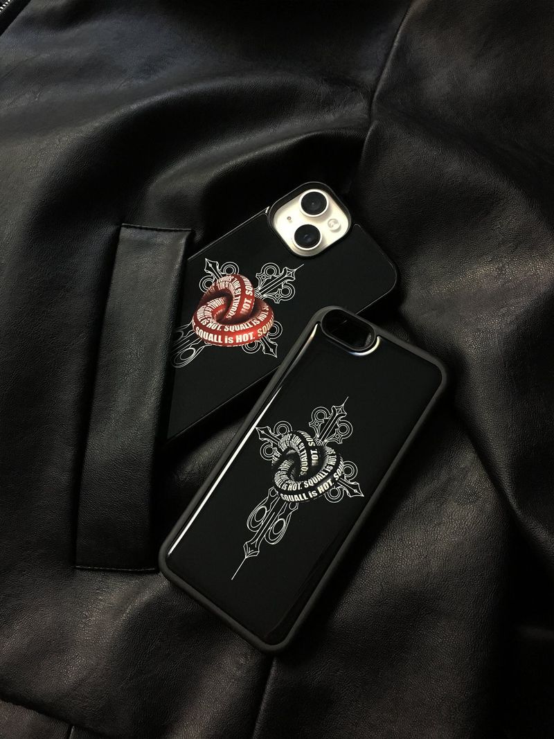 [MADE] SQUALL is HOT phone case (Black)