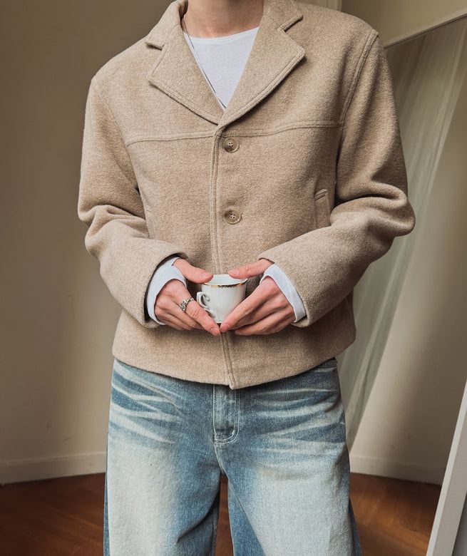 Kenny Wool Crop Blazer