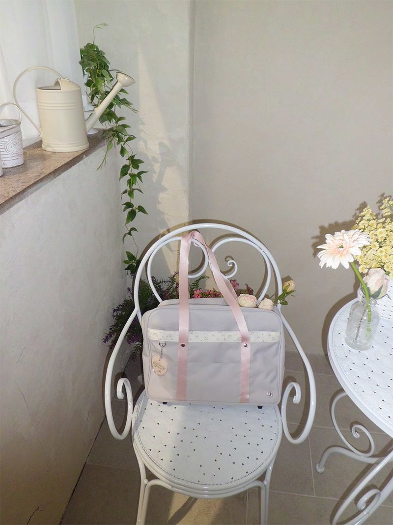 Classic schoolbag_pale grey