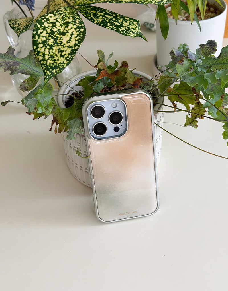 [MADE] Oat シルバーエポキシ iPhoneケース