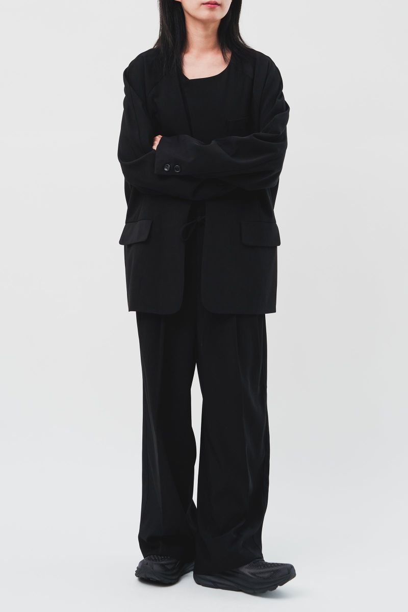 Oriental Rope Wide Trousers (2color)