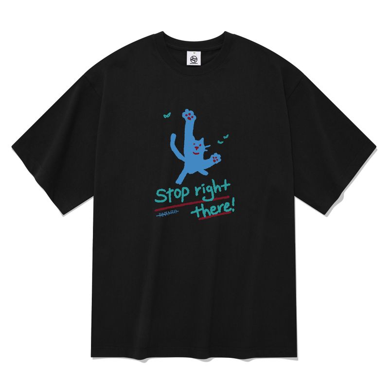 STOP BLUE T-SHIRTS