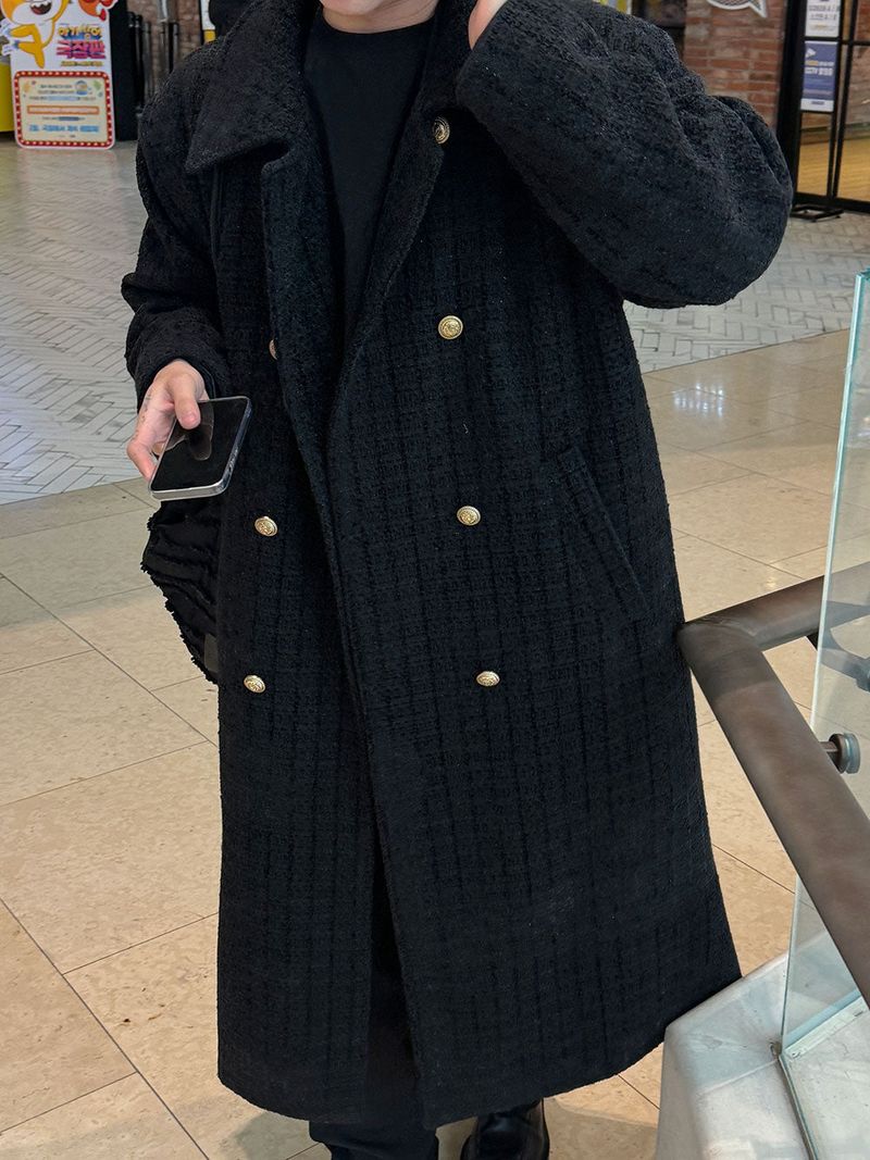 3 TAP Emma Wool Tweed Coat (2color)