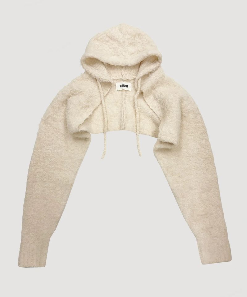 MUFFLER KNIT CARDIGAN