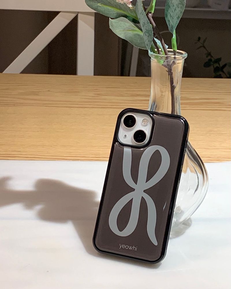 [MADE] yeowhi logo epoxy bumper case_reddish brown