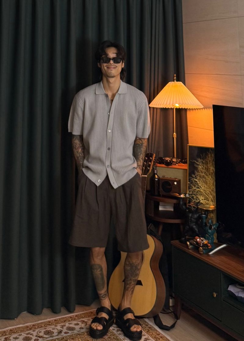 Cool Linen Bermuda Wide Shorts 4COLOR