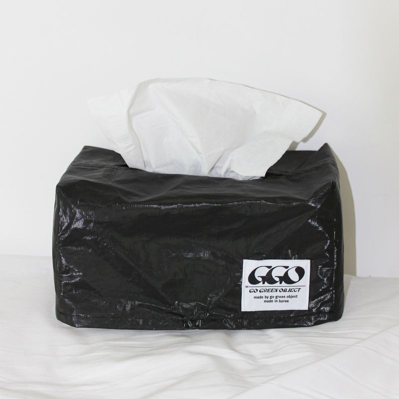 Tarpaulin tissue cover, tissue case