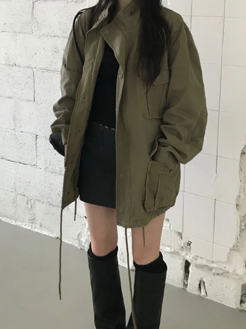 Washed Field Jacket (2 colors)