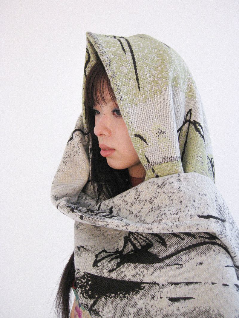 Sehan Songback Muffler (Red, Green)