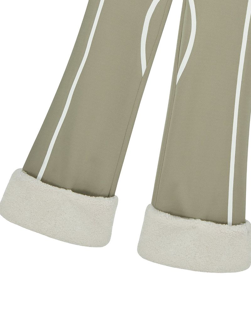 SHERPA POINT FITTED JERSEY PANTS (KHAKI)
