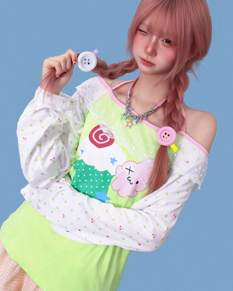 melon soda wide long T