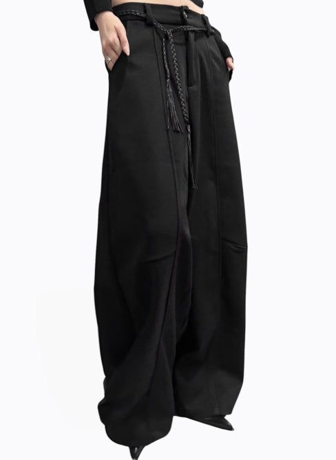 [ Belt Set ] Oriental Belt Wool Slacks