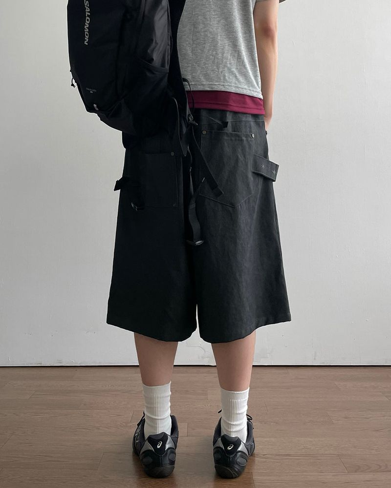 Solty Strap Bermuda Pants