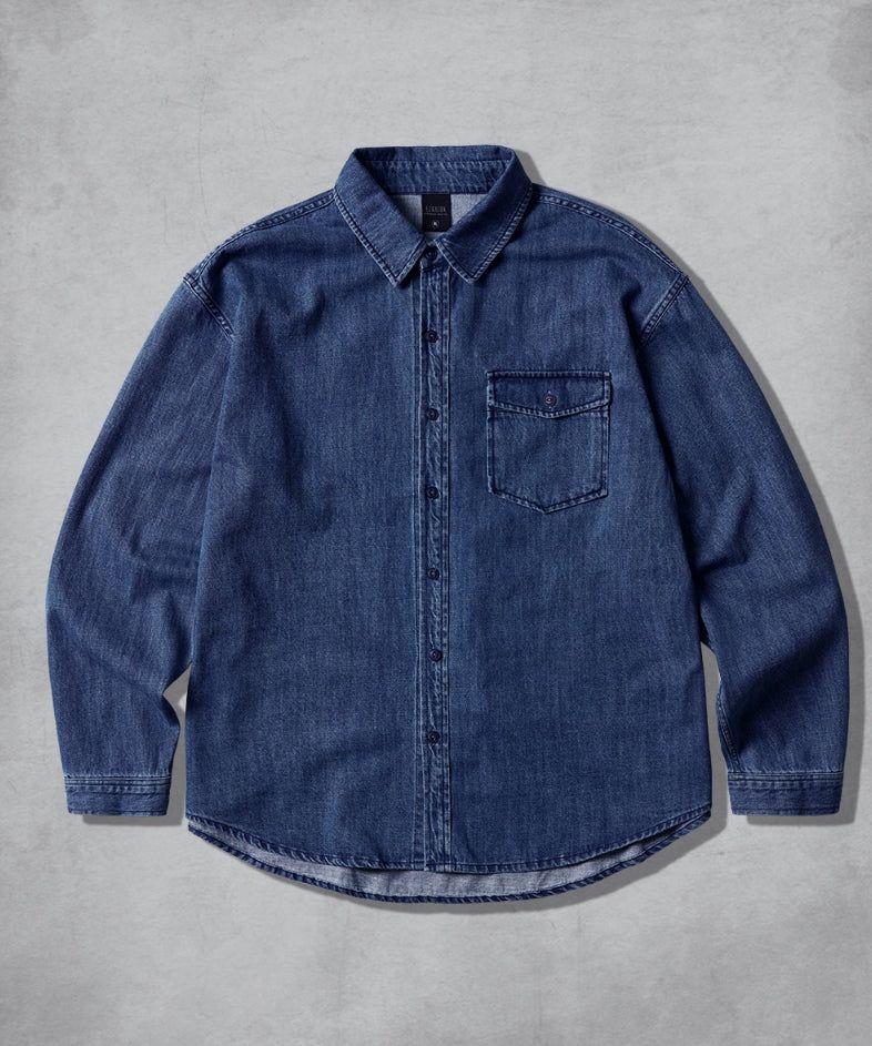 EZKATON（エズカートン）の「26SS★ Slub Washing Denim Shirt（Tops）」