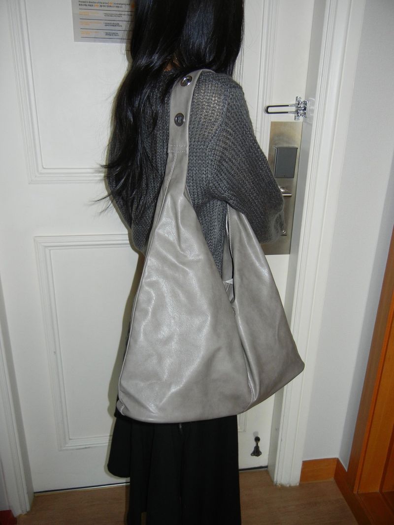 ALLSTATE（オールステイト）の「Leather Stud Detail Hobo Shoulder Bag（Bags）」