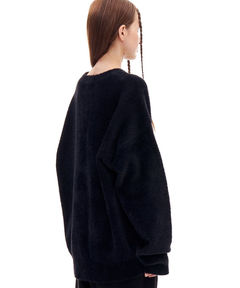 HAIRY STAR LOGO KNIT (BLACK)