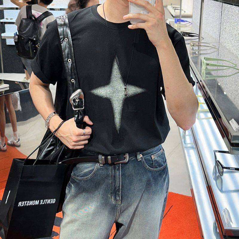 lemenne（ルメンヌ）の「LMN DeRover Star Printed Short-Sleeved T-Shirt (3 colors)（Tops）」
