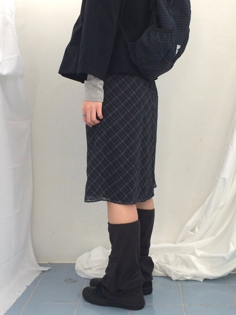 Shea Checkered A-skirt