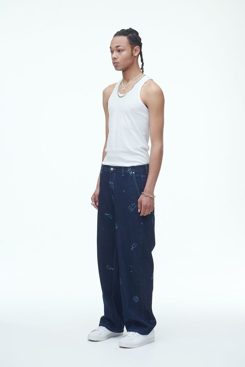 Jeju Beach Denim Pants