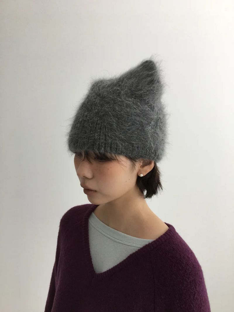 Bako Cat Knit Beanie (3color)