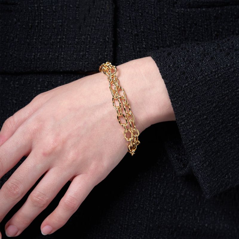 HAWHA(ハワ)の「TWIST GOLD CHAIN BRACELET(Accessories)」