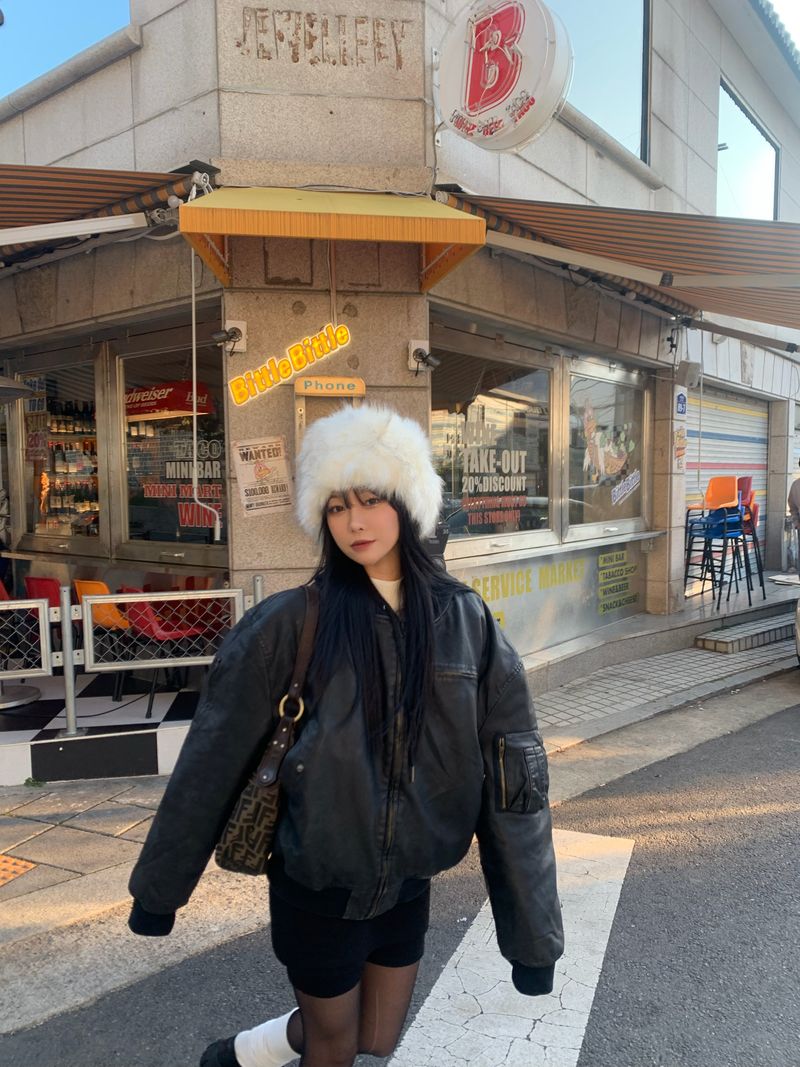ミックスファーハット