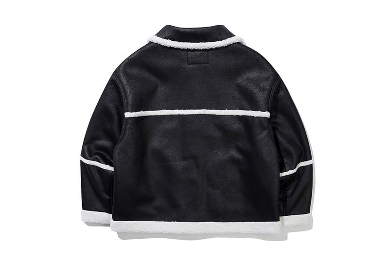 MINIMAL MOUTON JACKET_BLACK