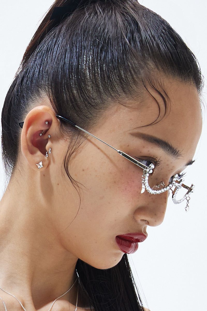 SHINE STAR SINGLE EARRINGS (S)