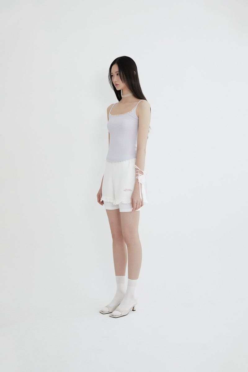 Frill lace Sleeveless (BLUE)