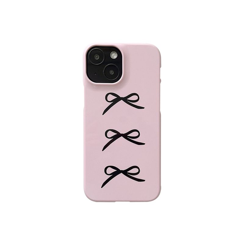 allthesamestudio(オールザセイムスタジオ)の「Ribbon glossy hard case (pink)(Smartphone Accessories)」