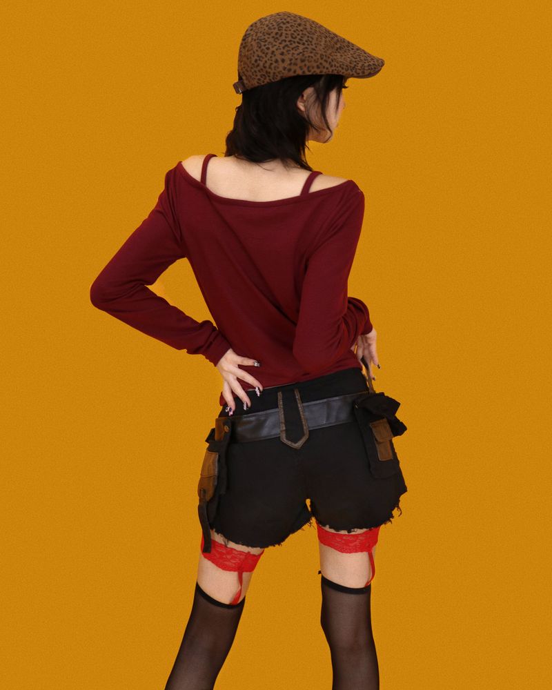 hit pocket belt shorts