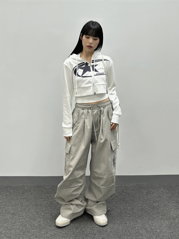 plumplum（プラムプラム）の「y2k two-way star hood zip-up（Tops）」