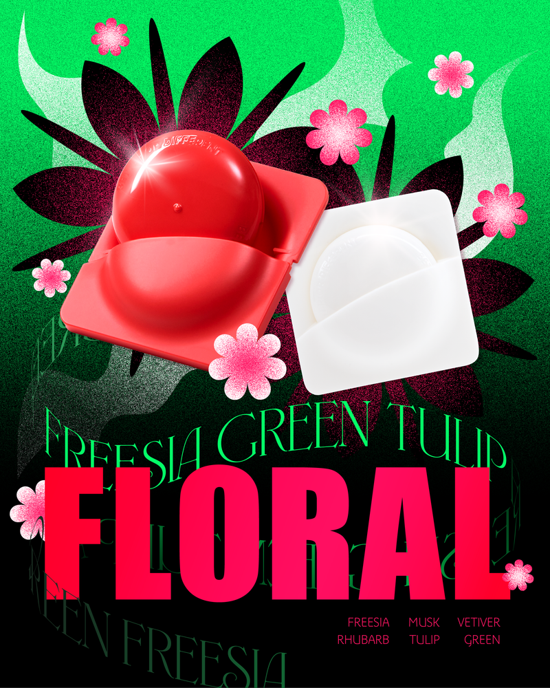 BorD Keychain Perfume White Set - Floral 