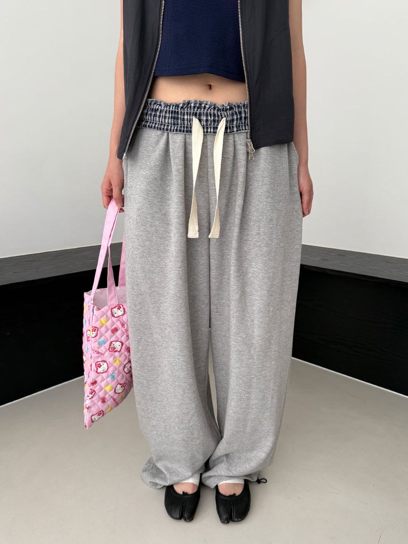 waist check sweat pants