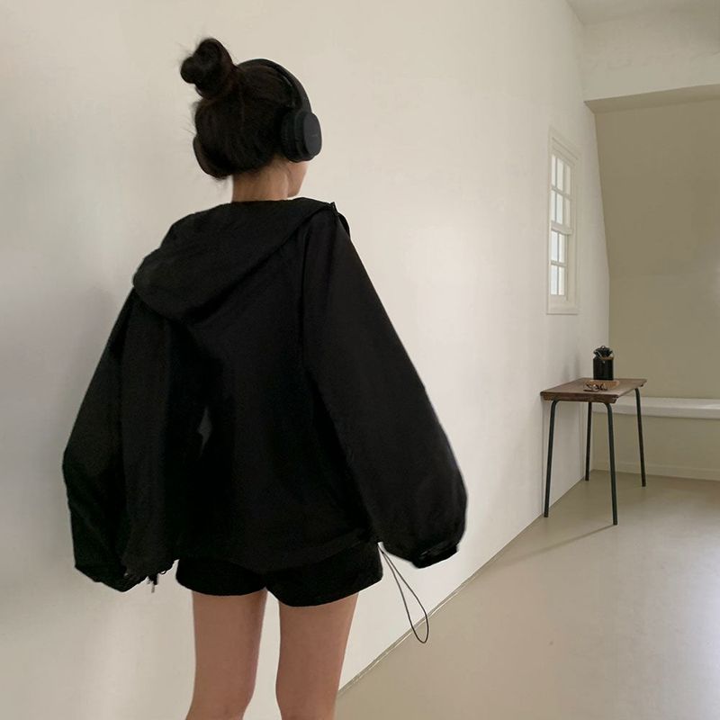 [BELLIDE MADE] scene food see-through windbreaker