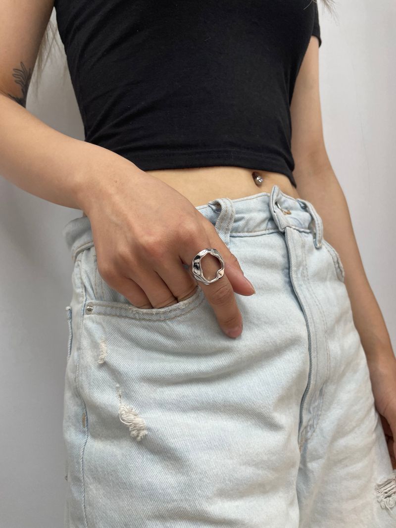no.47 ring silver (#11 size)