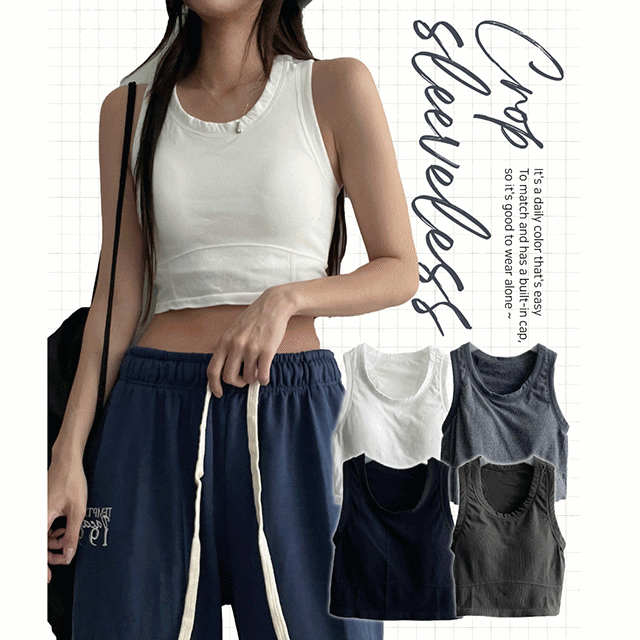 hijjoo(ハイチュー)の「Karten Cap Crop Sleeveless(Tops)」