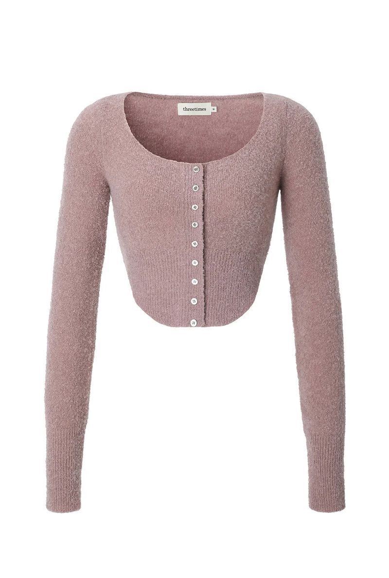 Kate cardigan - deep pink