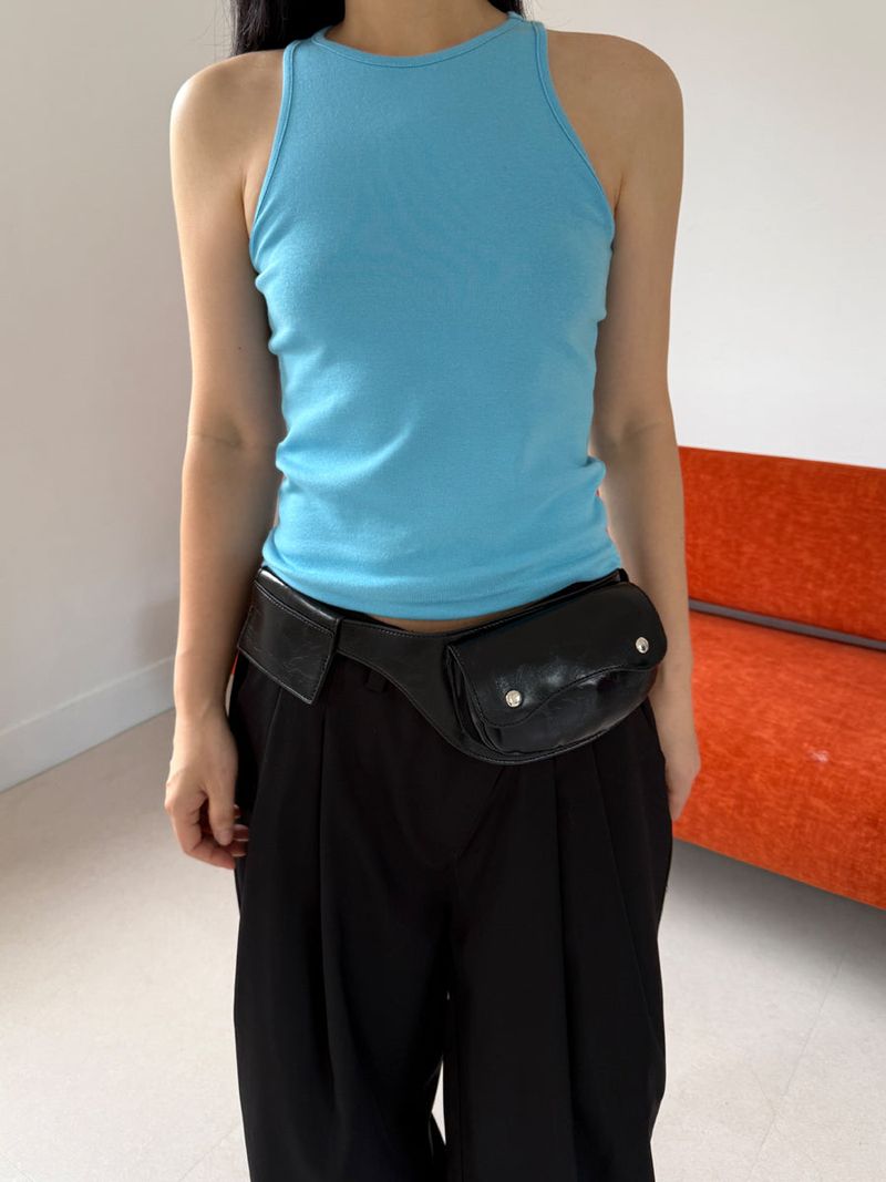 rounded belt bag