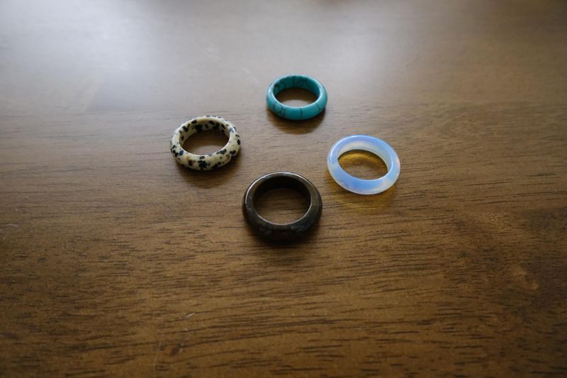 natural stone ring