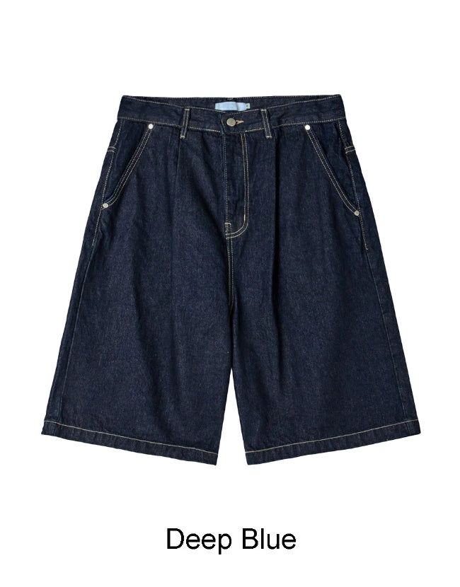 Foen Stitch Bermuda Denim Pants