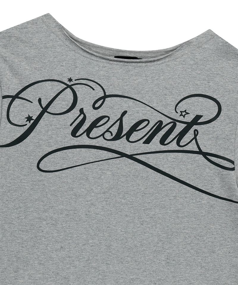 PRESENT ONE SHOULDER LS TEE