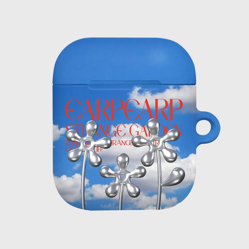 EARPEARP(アプアプ)の「STEEL FLOWER-RED(AIR PODS-HARD)(Hats)」