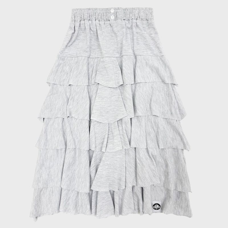 PEONY SKIRT IN W/MELANGE