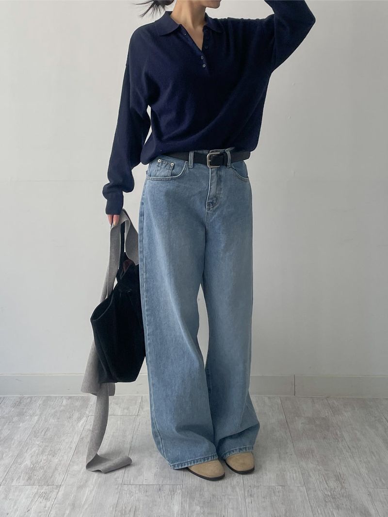 Tiber Collar Overfit Knit