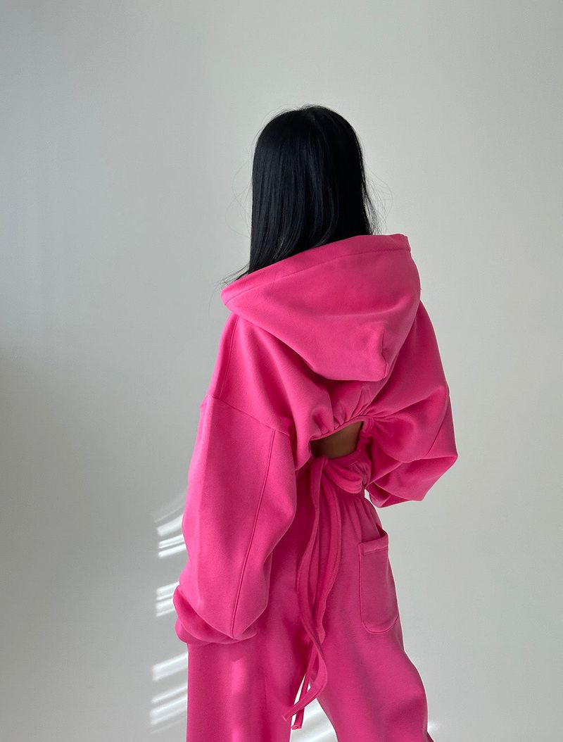 Valen Napping Backless Hoodie