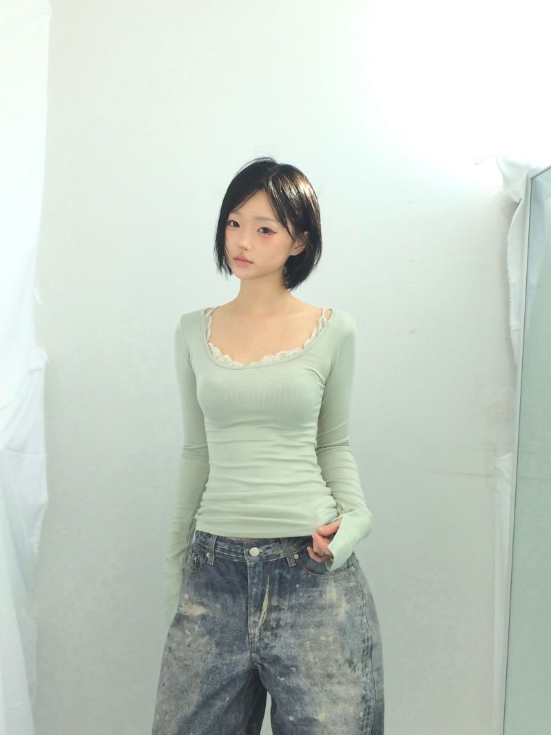 rough-washed vintage denim